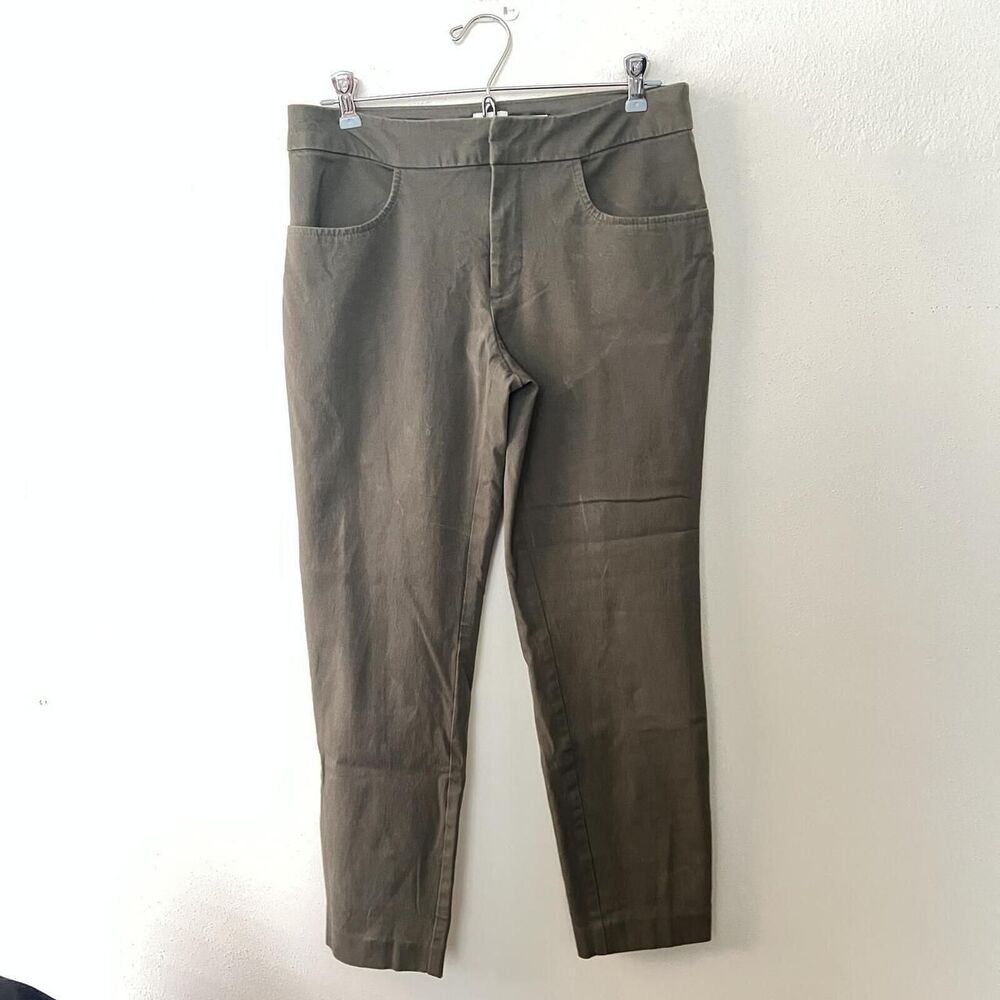 A-new-day Women's Green and Brown Trousers